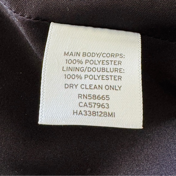 Halogen Bond Crosshatch Pleated Gray Swing Jacket Blazer Size Medium - Picture 10 of 10